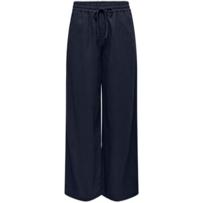 Jacqueline De Yong Say Hw Linen Wide Pant Dames Midnight-Blauw XL/"32 female Jacqueline De Yong Say Hw Linen Wide Pant Dames Midnight-Blauw XL/"32 female