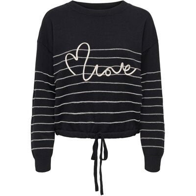 Only Carsigne Gebreide Trui Zwart XL female Only Carsigne Gebreide Trui Zwart XL female