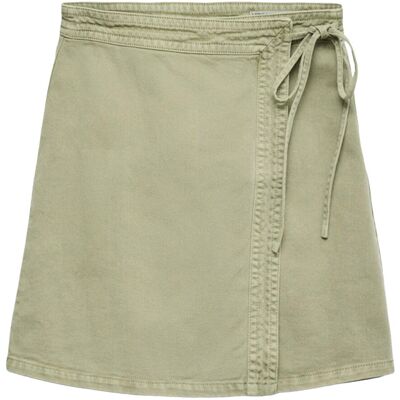 Vero Moda Liza Denim Wrap Skirt Groen L female Vero Moda Liza Denim Wrap Skirt Groen L female