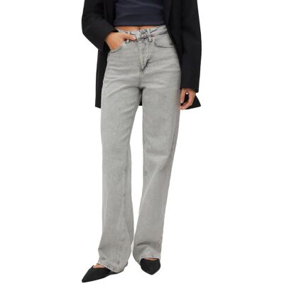 Vero Moda Vmtessa Hr Wide Jeans Ra207 Ga Noos Lichtgrijs 34/"34 female Vero Moda Vmtessa Hr Wide Jeans Ra207 Ga Noos Lichtgrijs 34/"34 female