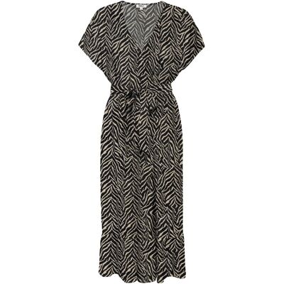 Only Onlzilla Adele Ss Long Dress Dames Zwart M female Only Onlzilla Adele Ss Long Dress Dames Zwart M female