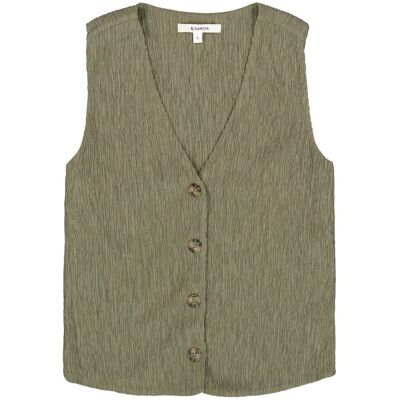 Garcia Ladies Gilet Olijf XL female Garcia Ladies Gilet Olijf XL female