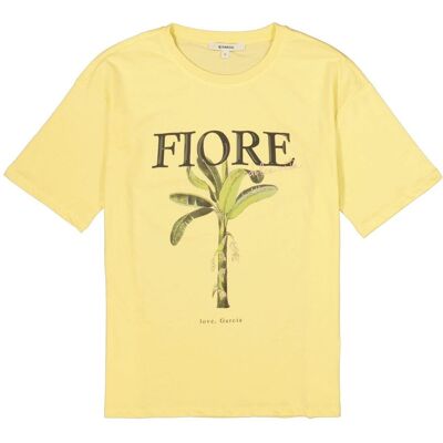Garcia Ladies T-shirt Ss Geel XS female Garcia Ladies T-shirt Ss Geel XS female