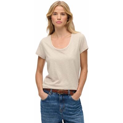 Superdry Studios Scoop Shirt Grijs 36 female Superdry Studios Scoop Shirt Grijs 36 female