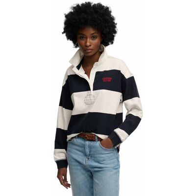 Superdry Heritage Rugby Top Marine 36 female Superdry Heritage Rugby Top Marine 36 female