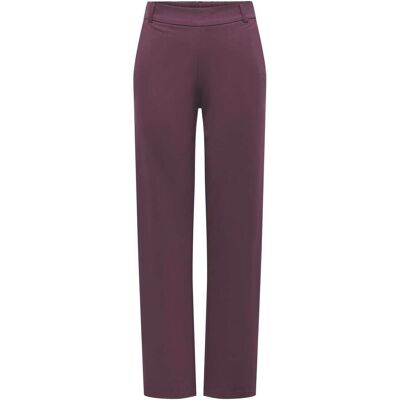 Only Poptrash Mid Waist Straight Pant Wijnrood L/"30 female Only Poptrash Mid Waist Straight Pant Wijnrood L/"30 female