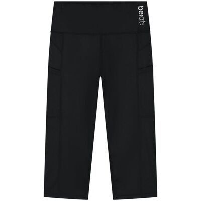 Be:at Corin Capri Tight Zwart M female Be:at Corin Capri Tight Zwart M female