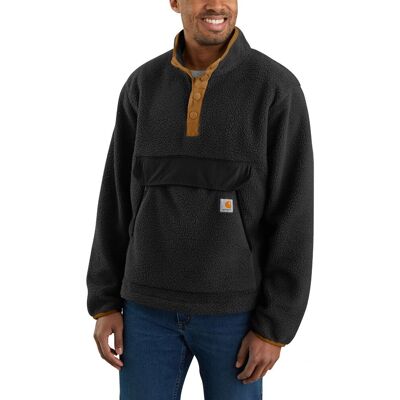Carhartt Relaxed Fit Fleece Pullover Zwart L male Carhartt Relaxed Fit Fleece Pullover Zwart L male