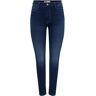 Jacqueline De Yong Molly High Waist Skinny Jeans-Blauw XS/"32 female