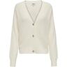 Only Ella Piumo Long Sleeve Cardigan Wit L female