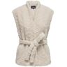 Only Isabella Teddy Waistcoat Beige XL female