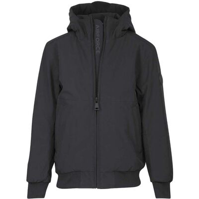 Airforce Bomber Jacket Kids Zwart 140 kids Airforce Bomber Jacket Kids Zwart 140 kids