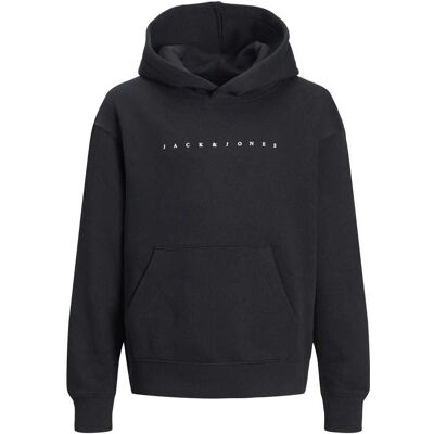 Jack & Jones Kids Tekst Hoodie Voor Jongens Zwart 152 boys Jack & Jones Kids Tekst Hoodie Voor Jongens Zwart 152 boys