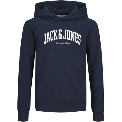 Jack & Jones Kids Logo Hoodie Junior Marine 140 boys Jack & Jones Kids Logo Hoodie Junior Marine 140 boys