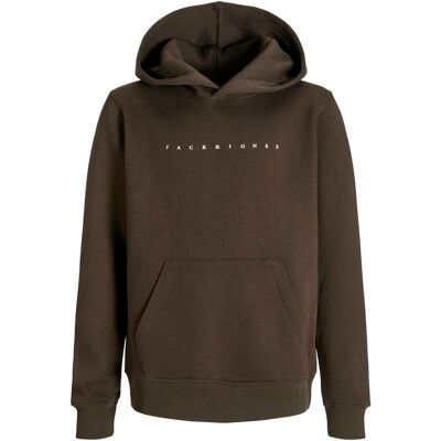 Jack & Jones Kids Star Sweat Hood Kids Bruin 140 boys Jack & Jones Kids Star Sweat Hood Kids Bruin 140 boys