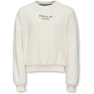 Only Kids Sally V-neck Sweater Wit 122/128 girls Only Kids Sally V-neck Sweater Wit 122/128 girls