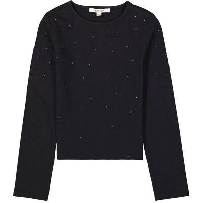 Garcia Girls T-shirt Longsleeve Kids Zwart 140/146 girls Garcia Girls T-shirt Longsleeve Kids Zwart 140/146 girls