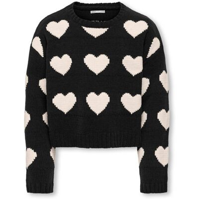 Only Kids Sus Chinelle Pullover Zwart 146/152 girls Only Kids Sus Chinelle Pullover Zwart 146/152 girls