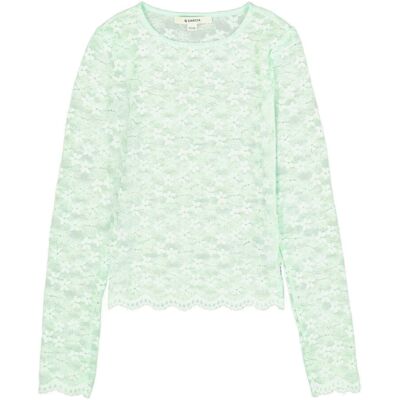 Garcia Girls T-shirt Ls Mint 140/146 girls Garcia Girls T-shirt Ls Mint 140/146 girls