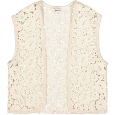 Garcia Girls Gilet Ecru 140/146 girls Garcia Girls Gilet Ecru 140/146 girls