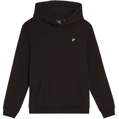 Lyle & Scott Brushback Pullover Hoodie Kids Zwart 15/16 boys Lyle & Scott Brushback Pullover Hoodie Kids Zwart 15/16 boys