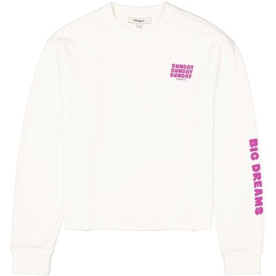 Garcia T-shirt Long Sleeve Kids Wit 140/146 girls Garcia T-shirt Long Sleeve Kids Wit 140/146 girls