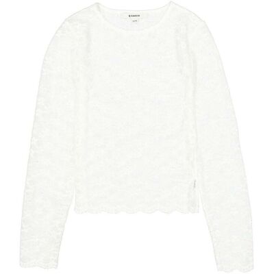 Garcia T-shirt Long Sleeve Kids Wit 140/146 girls Garcia T-shirt Long Sleeve Kids Wit 140/146 girls
