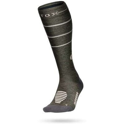 Stox Merino Hiking Socks Dames Groen W2 female Stox Merino Hiking Socks Dames Groen W2 female