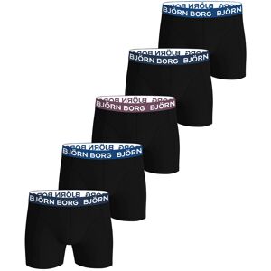 Bjorn borg Björn Borg Cotton Stretch Boxer 5-pack Zwart M male Bjorn borg Björn Borg Cotton Stretch Boxer 5-pack Zwart M male