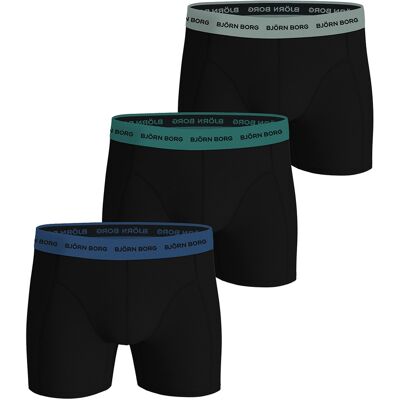 Bjorn borg Björn Borg Cotton Stretch Boxer 3-pack Zwart XL male Bjorn borg Björn Borg Cotton Stretch Boxer 3-pack Zwart XL male