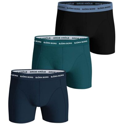 Bjorn borg Björn Borg Cotton Stretch Boxer 3-pack Zwart S male Bjorn borg Björn Borg Cotton Stretch Boxer 3-pack Zwart S male