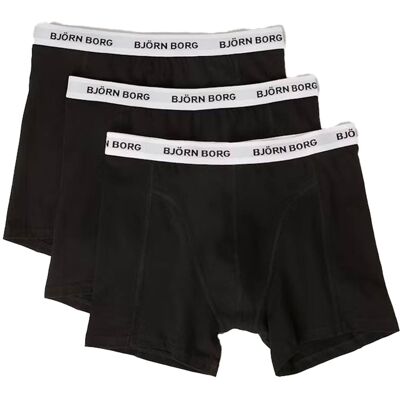 Bjorn borg Björn Borg Stretch Boxer Set 3 Zwart XL male Bjorn borg Björn Borg Stretch Boxer Set 3 Zwart XL male