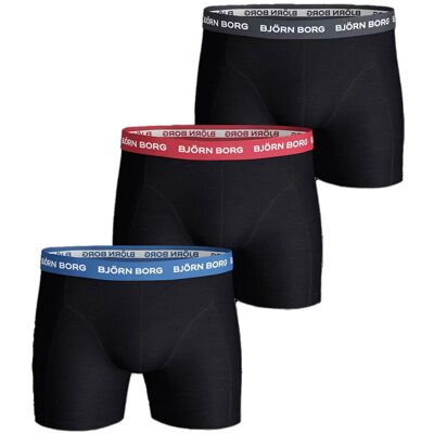 Bjorn borg Björn Borg Stretch Boxer Set 3 Zwart XL male Bjorn borg Björn Borg Stretch Boxer Set 3 Zwart XL male