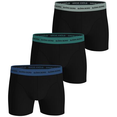 Bjorn borg Björn Borg Cotton Stretch Boxer 3-pack Zwart XL male Bjorn borg Björn Borg Cotton Stretch Boxer 3-pack Zwart XL male