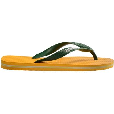 Havaianas Brasil Logo Flip Flops Kids Geel 35/36 boys Havaianas Brasil Logo Flip Flops Kids Geel 35/36 boys