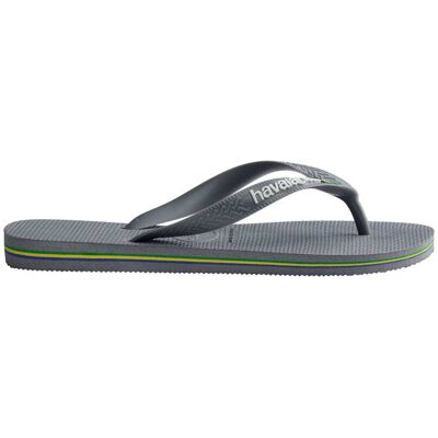 Havaianas Brasil Logo Flip Flops Grijs 35/36 boys Havaianas Brasil Logo Flip Flops Grijs 35/36 boys