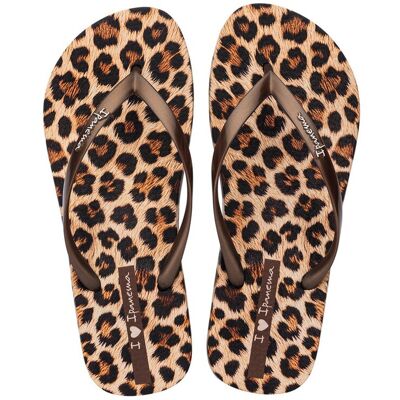 Ipanema Animal Print Beach Slipper Dames Brons-Multicolour 40 female Ipanema Animal Print Beach Slipper Dames Brons-Multicolour 40 female