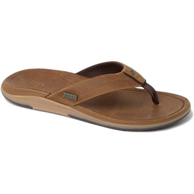 Reef Leather Offshore Slipper Brons 40,5 male Reef Leather Offshore Slipper Brons 40,5 male