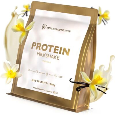 Rebuild Body Plan Protein Milkshake Vanilla 1kg Onbekend ONE unisex Rebuild Body Plan Protein Milkshake Vanilla 1kg Onbekend ONE unisex