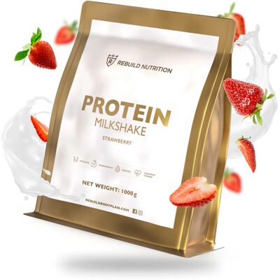 Rebuild Body Plan Protein Milkshake Strawberry 1kg Onbekend ONE unisex Rebuild Body Plan Protein Milkshake Strawberry 1kg Onbekend ONE unisex