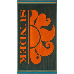 Sundek Classic Towel With Logo Army ONE unisex Sundek Classic Towel With Logo Army ONE unisex