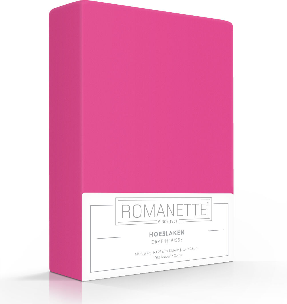 Romanette Basic Hoeslaken Fuchsia