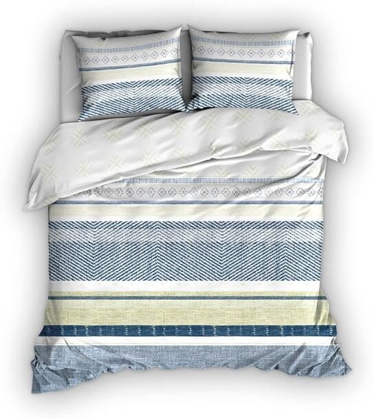 Romanette Dekbedovertrek Hamptons Blauw - 200x200/220 cm | 2-persoons