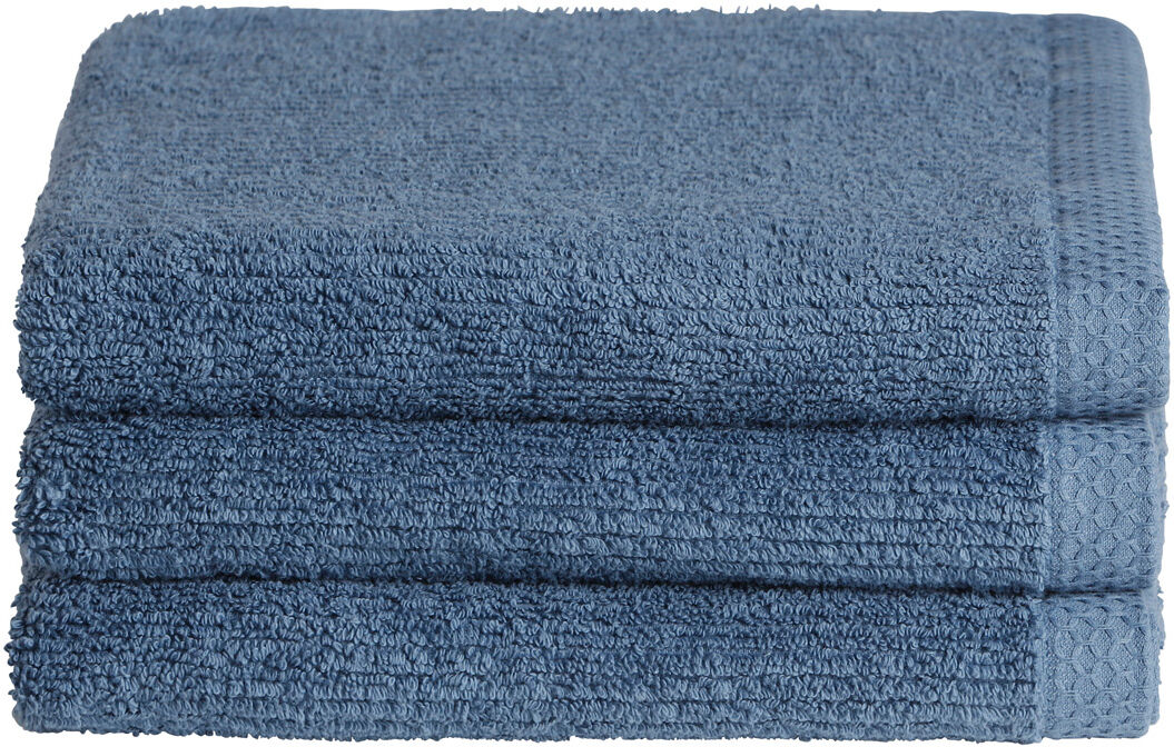 Seahorse Ridge Baddoek - 60x110 cm - Set van 3 - Jeans