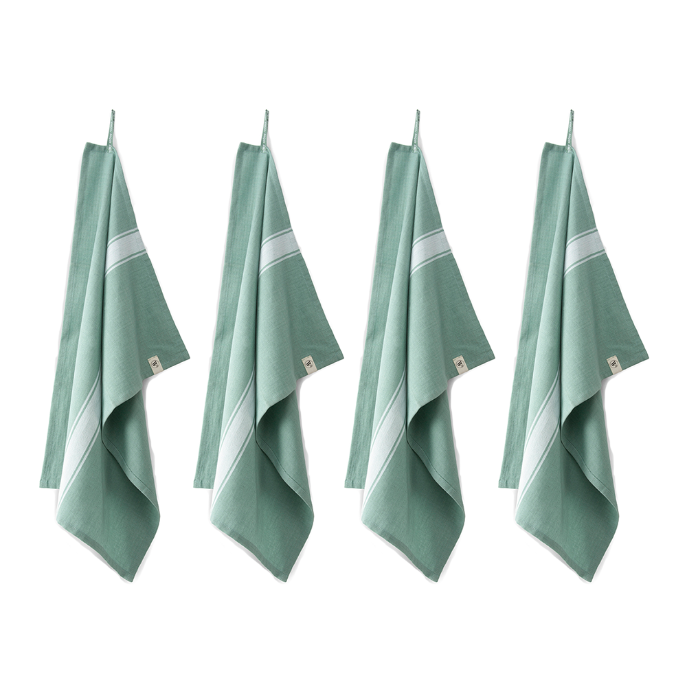 Walra Theedoek Dry Up - Groen - Set van 4