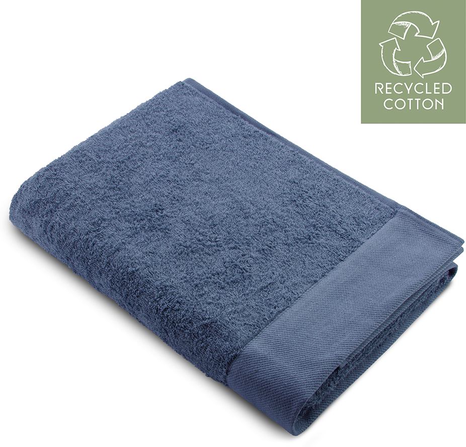 Walra handdoek Remade Cotton - 60x110 cm - Set van 10 - Blauw