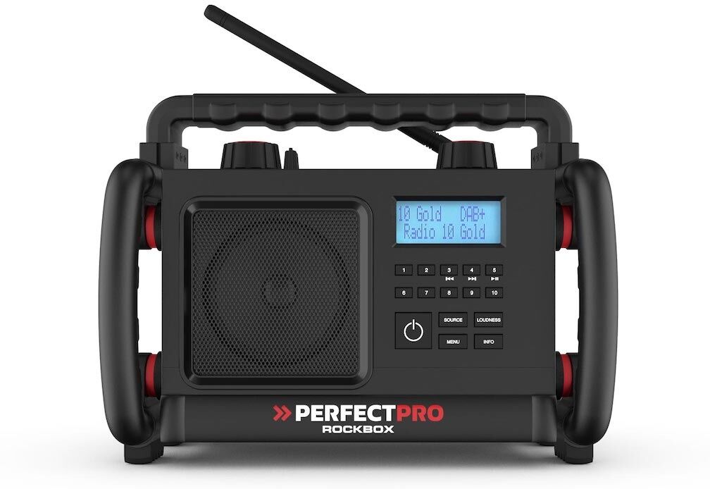 Perfectpro Rockbox 3 PLUS  oplaadbare batterijen - Draadloze bouwradio