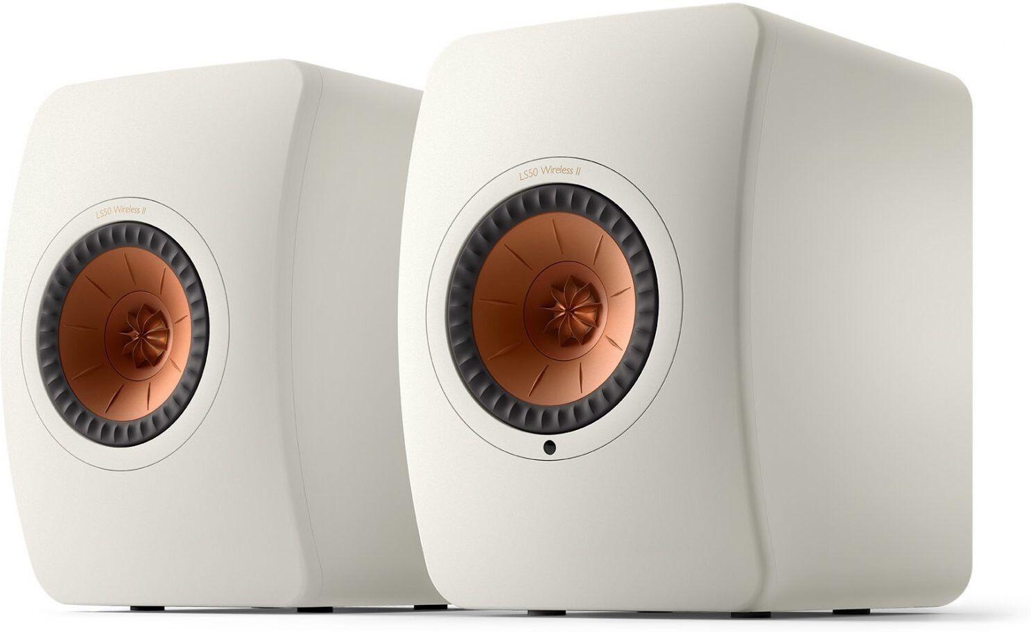 KEF LS50 Wireless 2 Boekenplank speaker Mineral White (per paar)