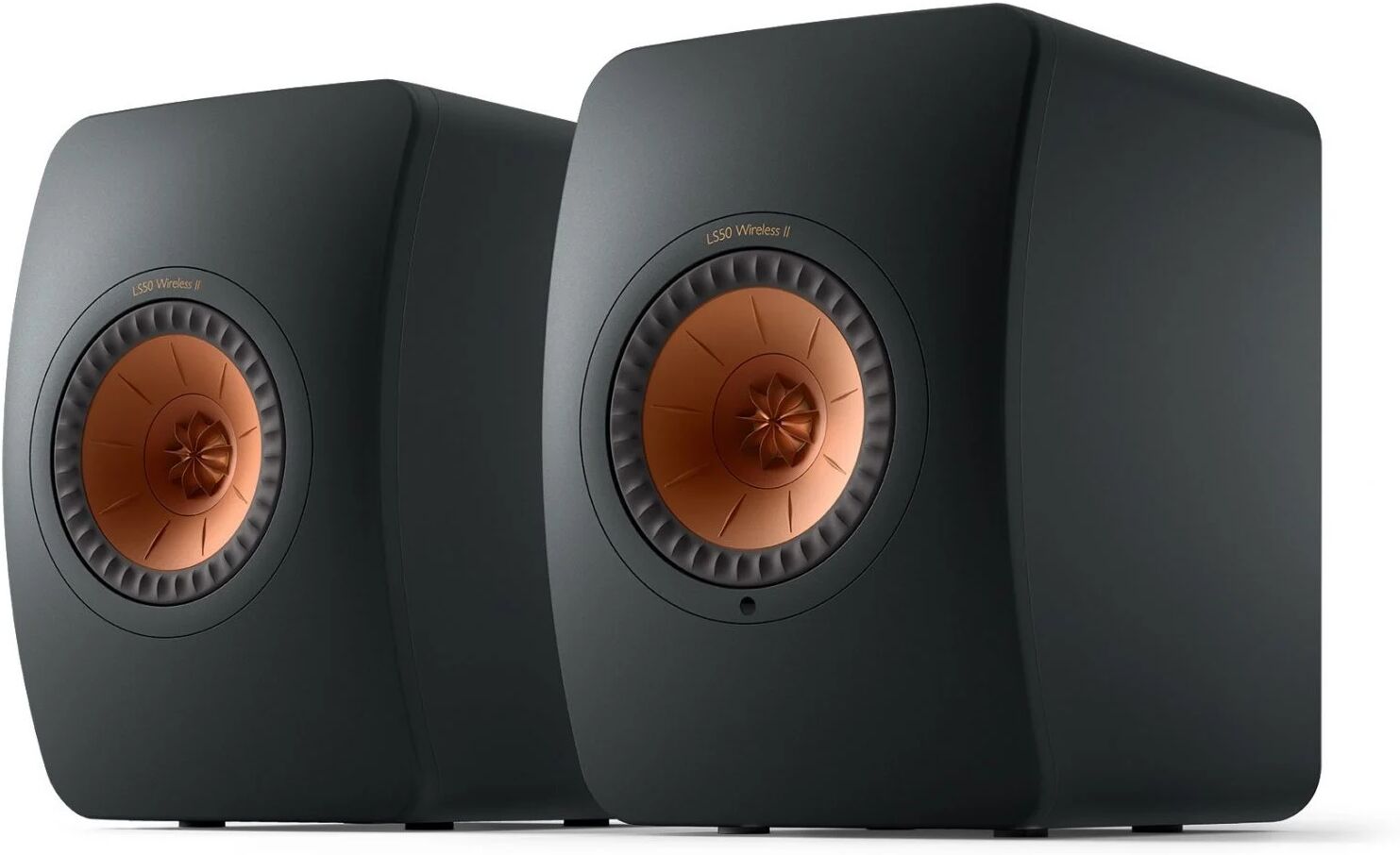 KEF Tweedekans: LS50 Wireless 2 Boekenplank speaker Carbon Black (per paar)