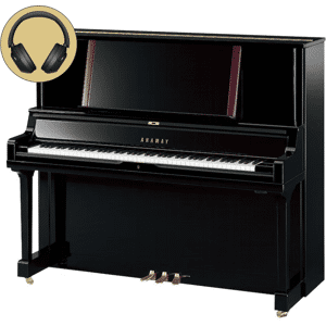 Yamaha YUS5 SH3 PE messing silent piano (zwart hoogglans)